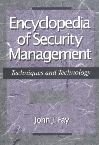 Encyclopedia of security management Cover