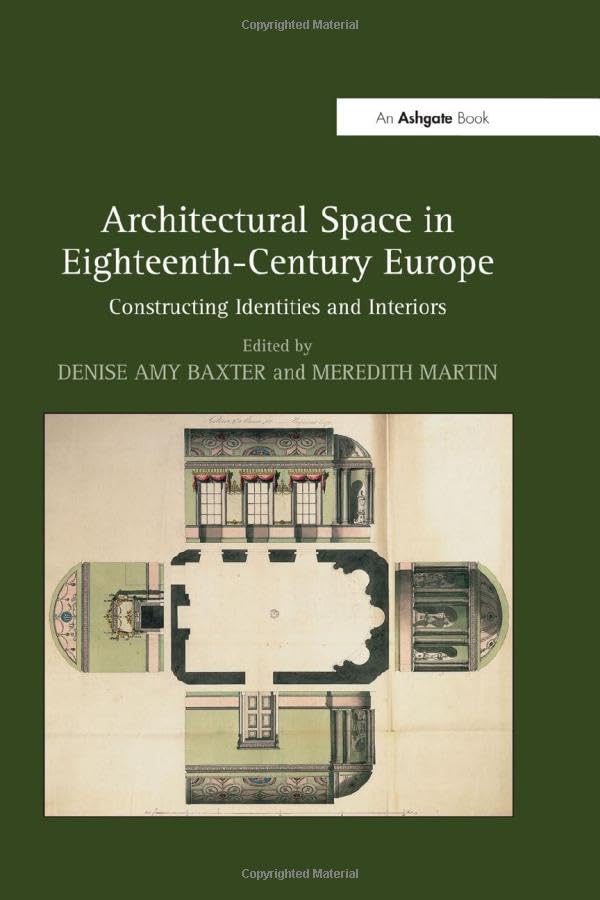 Architectural space in eighteenth-century Europe Cover