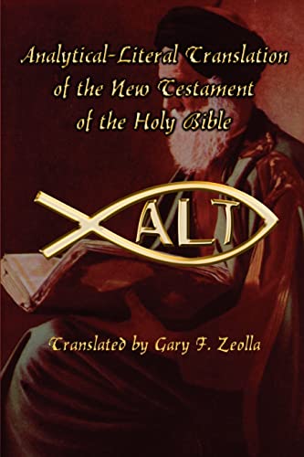 Analytical-Literal Translation of the New Testament of the Holy Bible Cover