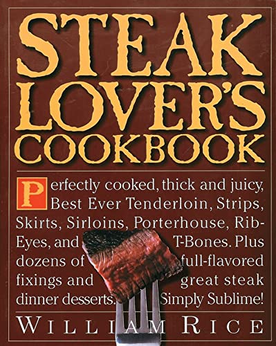 Steak lover's cookbook Cover