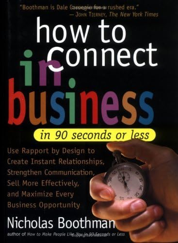 How to Connect in Business in 90 Seconds or Less Cover