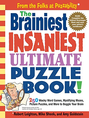 The Brainiest Insaniest Ultimate Puzzle Book! Cover