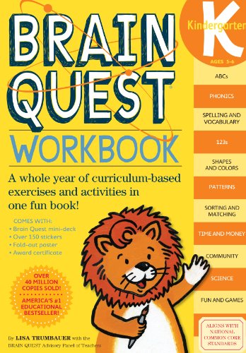 Brain Quest Workbook: Kindergarten Poster