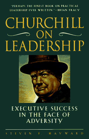 Churchill on leadership Cover