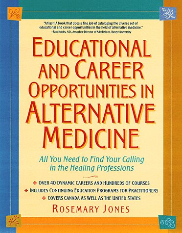 Educational and career opportunities in alternative medicine Cover