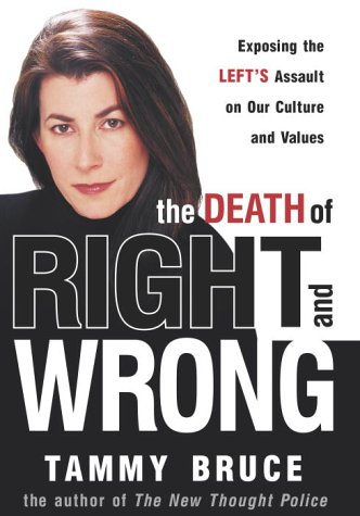 The death of right and wrong Cover