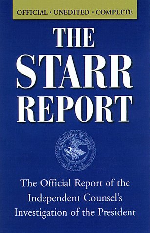 The Starr report Cover