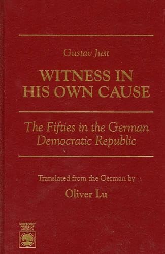Witness in his own cause Cover