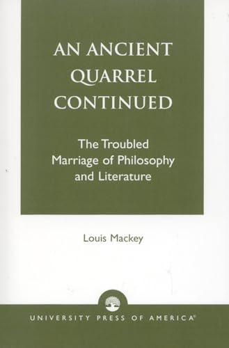 An ancient quarrel continued Cover