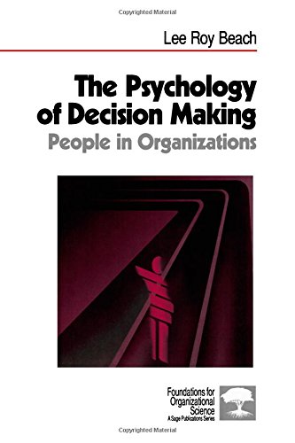 The psychology of decision making Cover