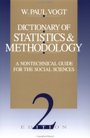 Dictionary of statistics & methodology Cover