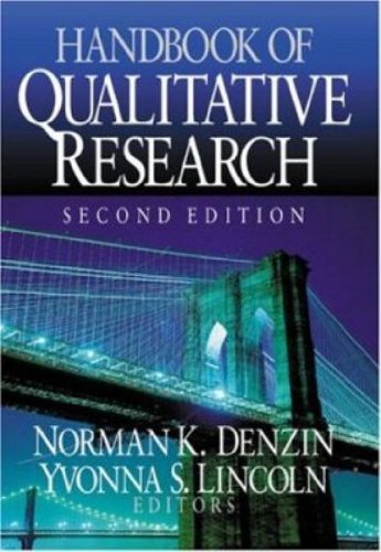 Handbook of qualitative research Cover