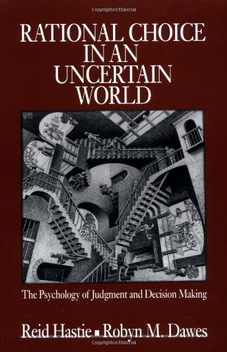 Rational choice in an uncertain world Cover