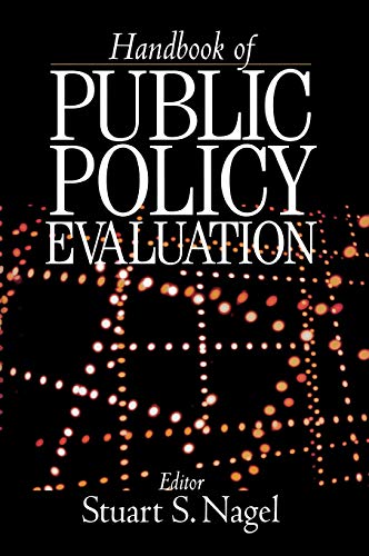 Handbook of Public Policy Evaluation Cover