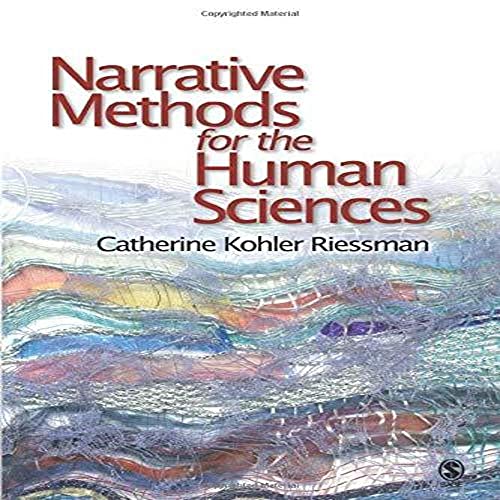 Narrative Methods for the Human Sciences Cover