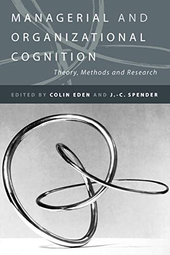 Managerial and organizational cognition Cover