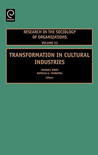 Transformation in cultural industries Cover