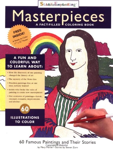 START EXPLORING(tm) Masterpieces - A Fact-Filled Coloring Book Cover