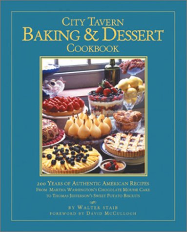 City Tavern baking & desert cookbook Cover