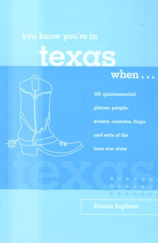 You Know You're in Texas When... Cover