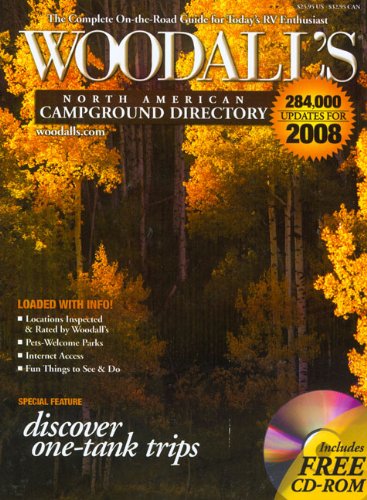 Woodall's North American Campground Directory with CD, 2008 (Woodall's North American Campground Directory) Cover