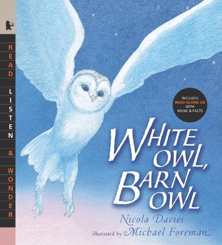 White Owl, Barn Owl with Audio: Read, Listen, & Wonder Cover