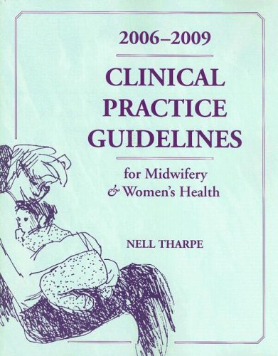 Clinical practice guidelines for midwifery and women's health Cover