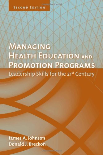 Managing health education and promotion programs Cover