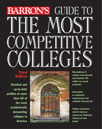 Barron's guide to the most competitive colleges Cover