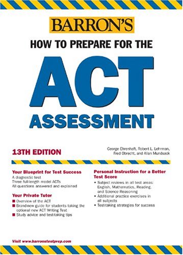 Barron's how to prepare for the ACT assessment Cover