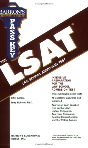 Barron's pass key to the LSAT Cover
