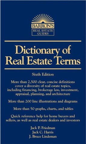 Dictionary of real estate terms Cover