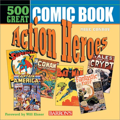 500 great comic book action heroes Cover