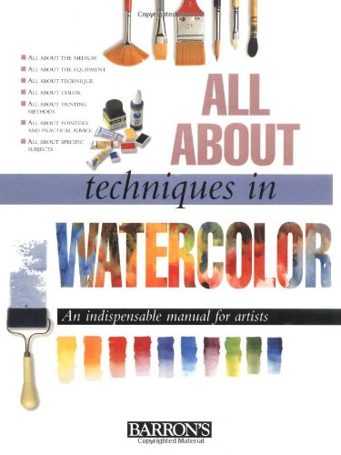 All about techniques in watercolor Cover