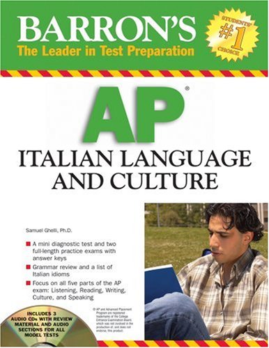 Barron's AP Italian Language and Culture -- 2008 Cover