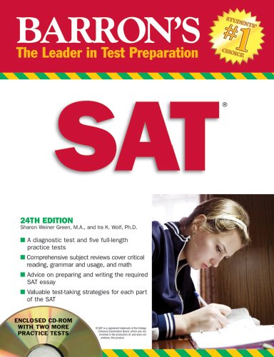 Barron's SAT with CD-ROM Cover