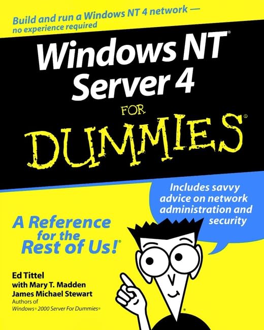 Windows NT Server 4 for Dummies Cover