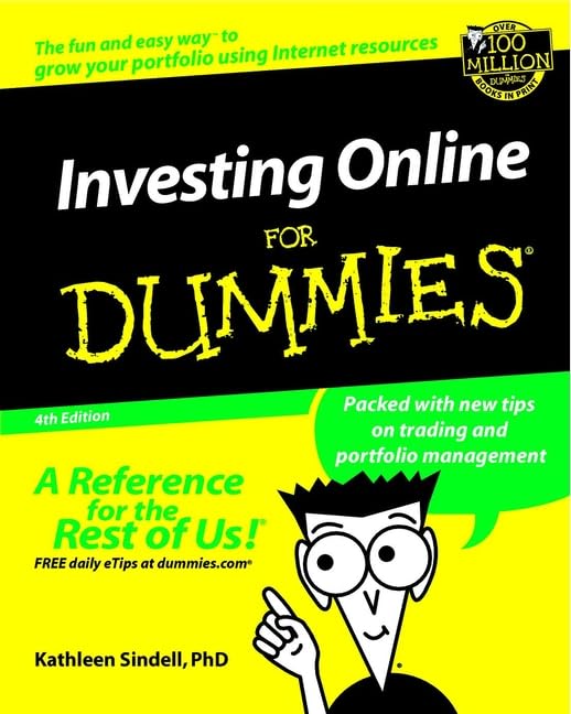 Investing online for dummies Cover