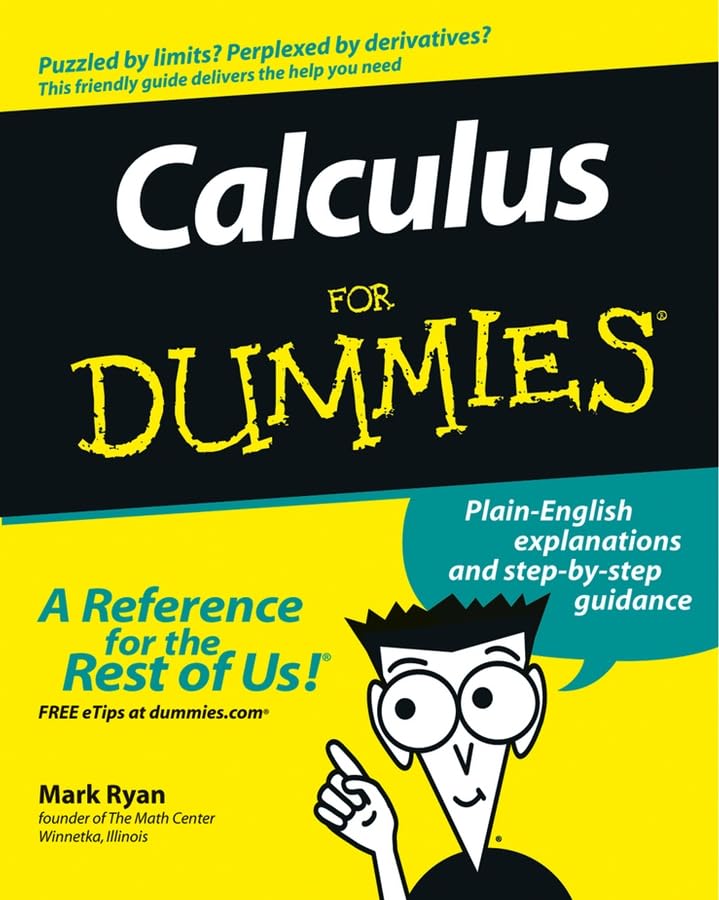 Calculus for dummies Cover