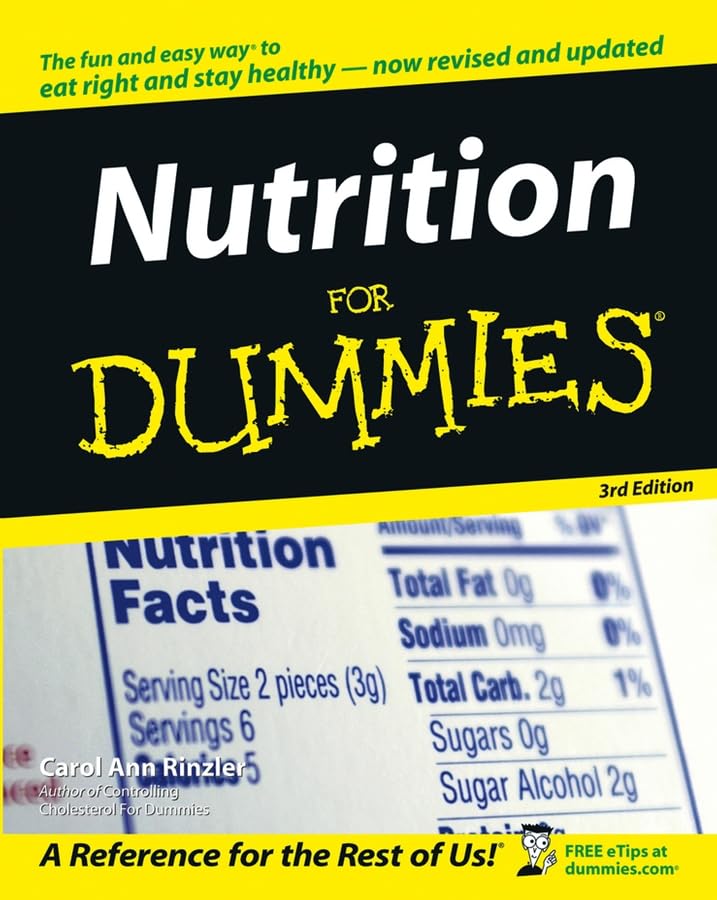 Nutrition for Dummies Cover