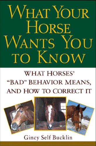 What Your Horse Wants You to Know Cover