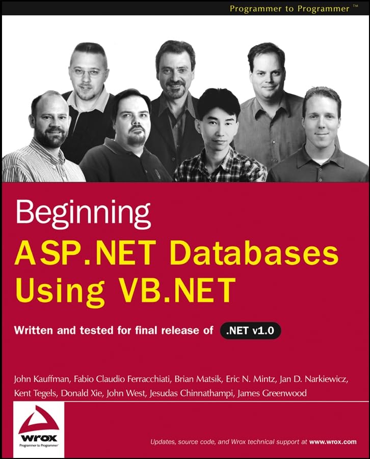 Beginning ASP.NET databases using VB.Net Cover