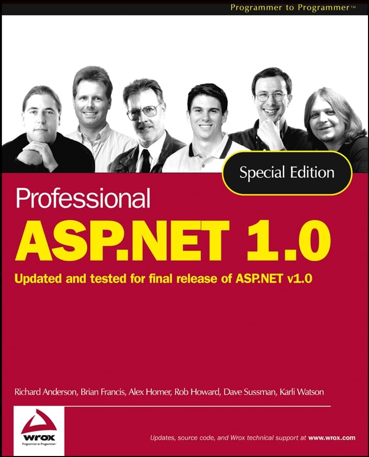 Professional ASP.NET 1.0, Special Edition Cover