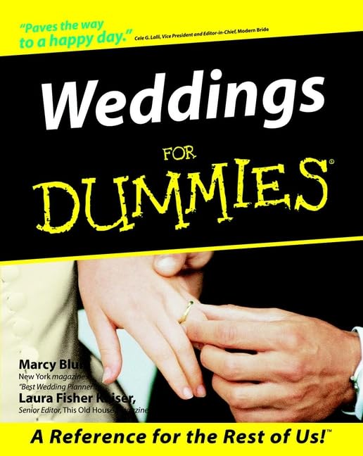 Weddings for dummies Cover