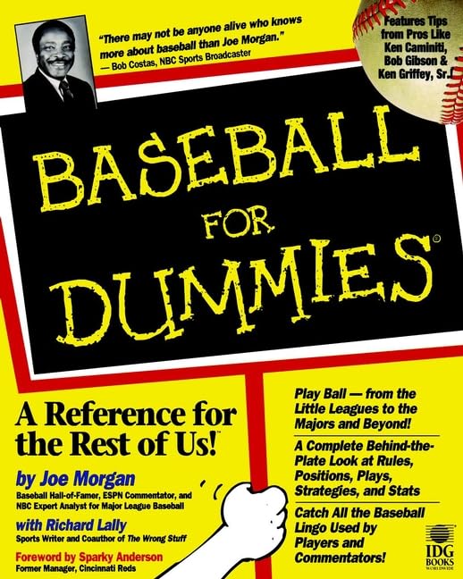 Baseball for dummies Cover