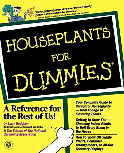 Houseplants for dummies Cover