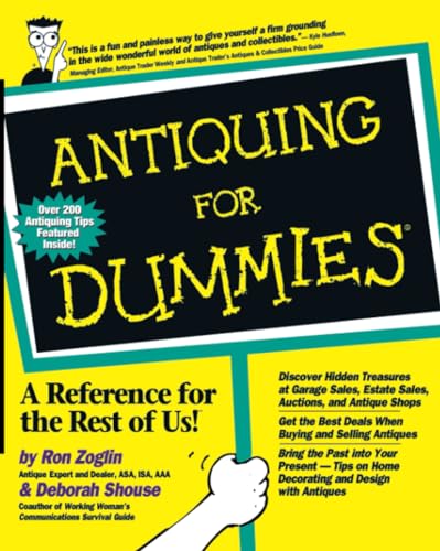 Antiquing for dummies Cover