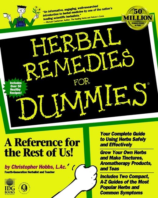 Herbal remedies for dummies Cover