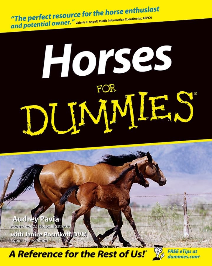 Horses for dummies Cover