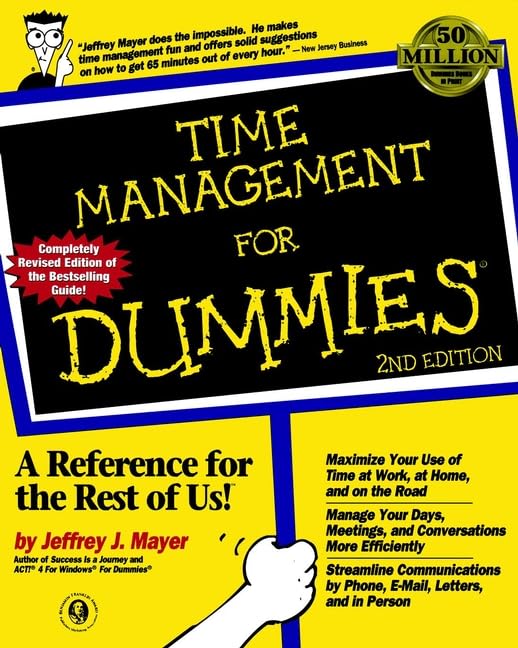 Time management for dummies Cover